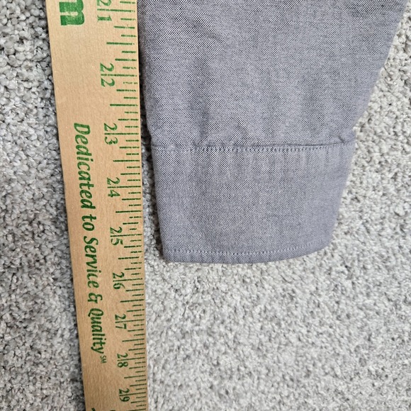 Taylor Stitch mens 40 gray long sleeve button down oxford - Picture 7 of 8